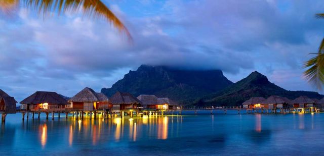 Four Seasons Bora Bora at Sunset