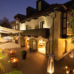 The restaurant at The Aubrey.