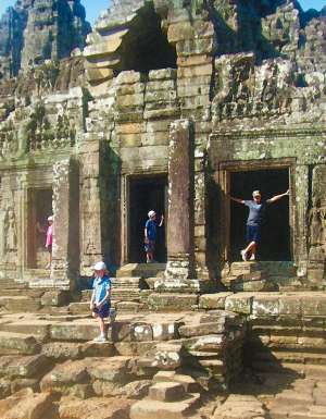 Family holiday featuring Cambodia's ancient temples.