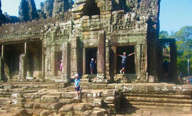 Family holiday featuring Cambodia's ancient temples.