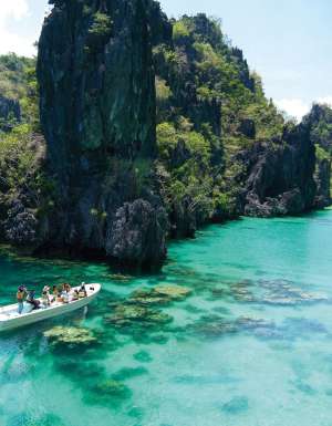 Exquisite sights of El Nido's 'Big Lagoon'.