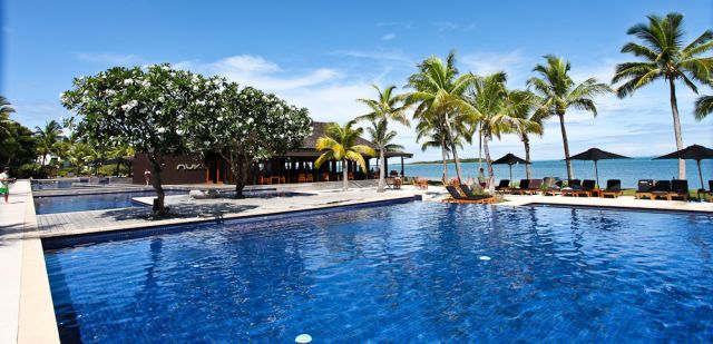 The pool area at Fiji Beach Resort and Spa by Hilton