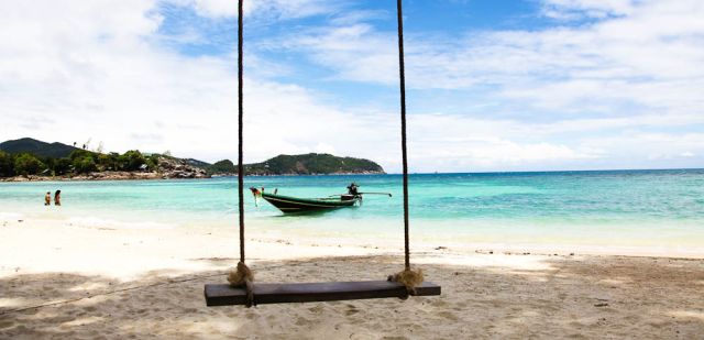 Get into the swing at Haad Khom, Koh Phangan, Thailand