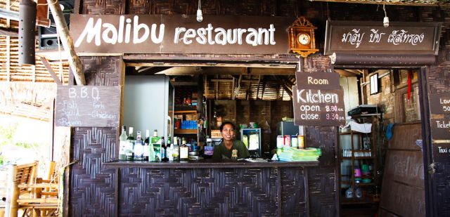 Malibu Beach Restaurant, Koh Phangan, Thailand