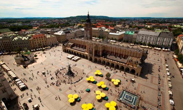Rynek Glowny Market Place, Krakow.