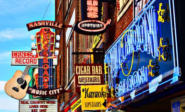 Nashville, Tennessee in America's Deep South.