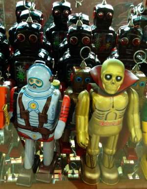 Exhibit at The Million Toy Museum in Ayutthaya, Thailand.