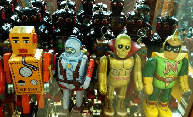 Exhibit at The Million Toy Museum in Ayutthaya, Thailand.