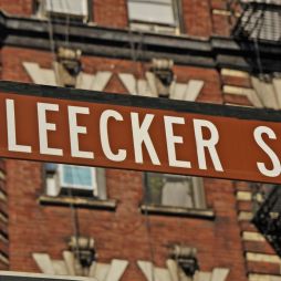 New York City's other great shopping strip, Bleecker Street.