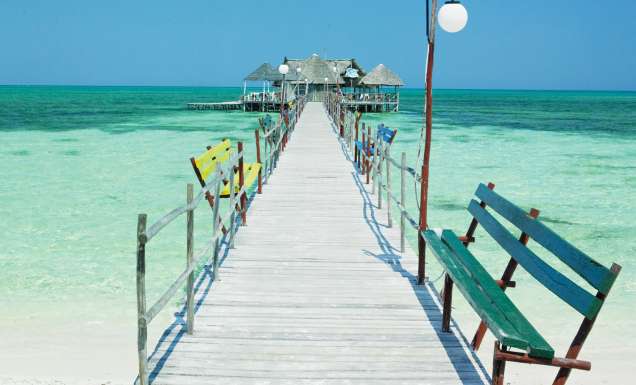 Stunning Caribbean waters off Cuba.