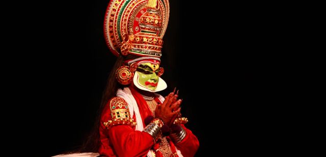 Kathakali show, Kerala.