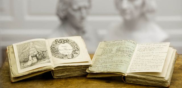 Grimm Fairytales from 1819 at the Grimm Museum, (Stadt Kassel, Kulturamt)
