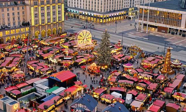 Dresden Striezelmarkt - Germany's famed Christmas market.