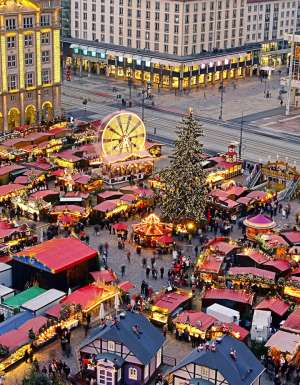 Dresden Striezelmarkt - Germany's famed Christmas market.