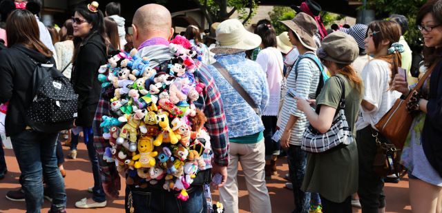 Even grown males are captured by the Disney 'magic'.