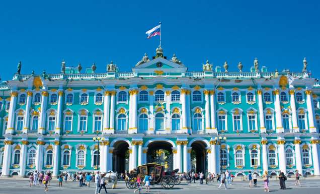 The Winter Palace: 1786 doors, 1945 windows, 1500 rooms and 117 staircases.