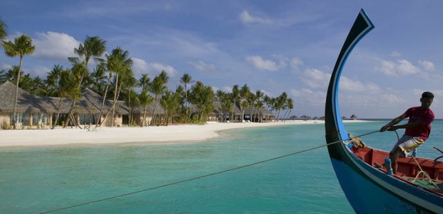 Bucket list view? Veligandu Island Resort.