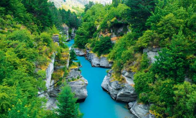 Shotover River near Queenstown, NZ.