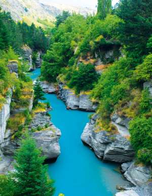 Shotover River near Queenstown, NZ.