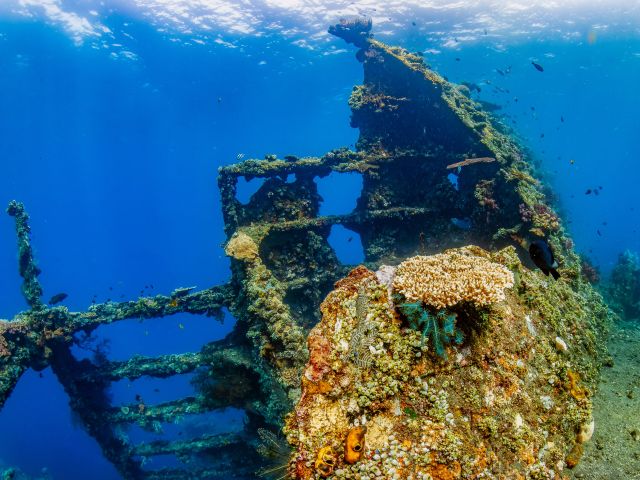 USAT Liberty shipwreck in Amed, Bali