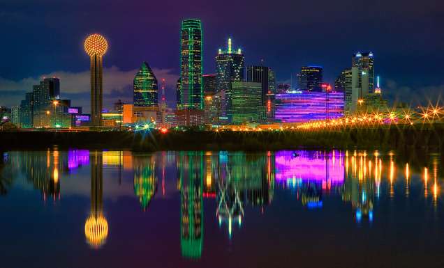 Dallas city skyline, Texas.