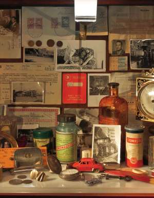 One of the many detailed displays in the Museum of Innocence.