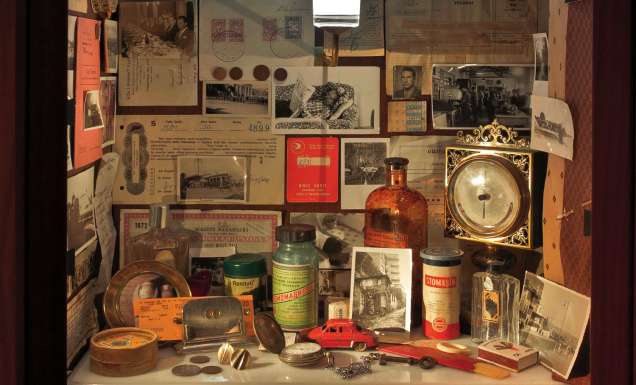 One of the many detailed displays in the Museum of Innocence.