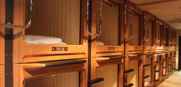 Guest 'capsules' are simple but make the most of limited space at Asakusa Hotel and Capsule