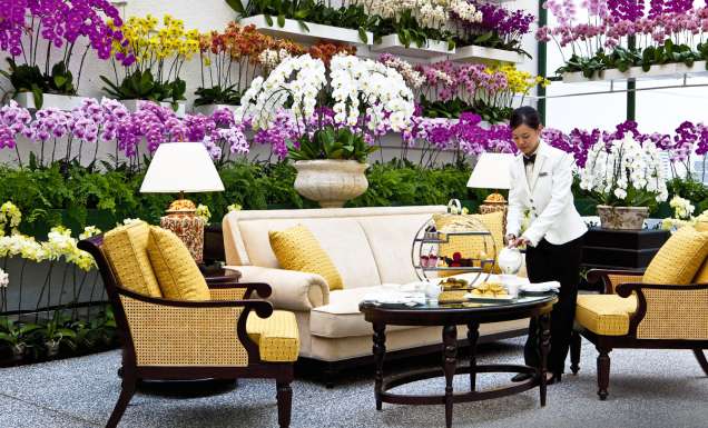 The Orchid Conservatory at The Majestic Hotel Kuala Lumpur.