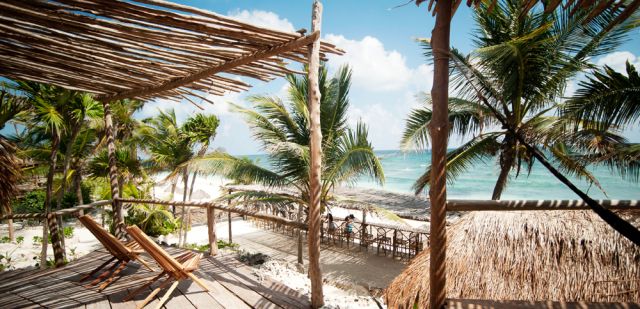 Papaya Playa Project overlooks a deliciously warm Caribbean Sea