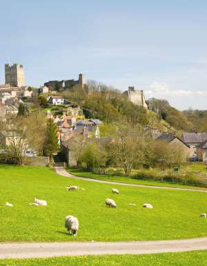 The atmospheric cheese-producing town of Richmond in Swaledale, England