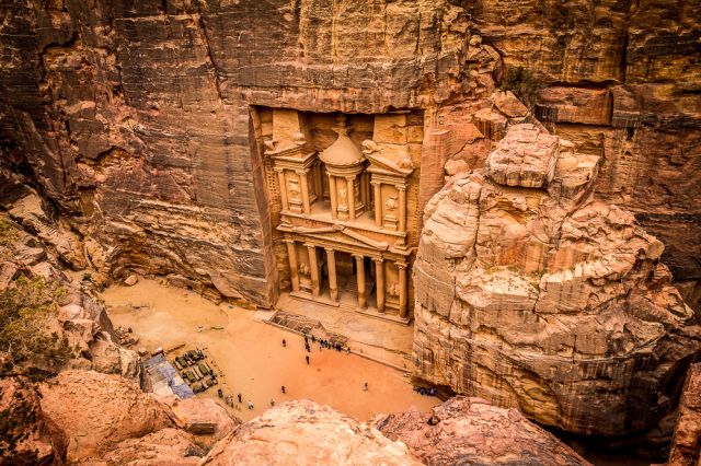 Petra in Jordan, ranked #9 in our countdown of '100 Ultimate Travel Experiences of a Lifetime'.