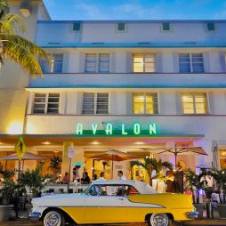 Avalon Hotel in Beverly Hills, USA.