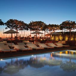 The Sunrise Pool is a fabulous space for families to splash about at The Modern Honolulu.