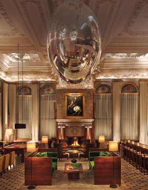 Inside the lavish London Edition hotel on Oxford Street, with Soho nightlife on the doorstep.