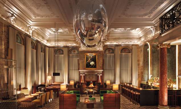 Inside the lavish London Edition hotel on Oxford Street, with Soho nightlife on the doorstep.