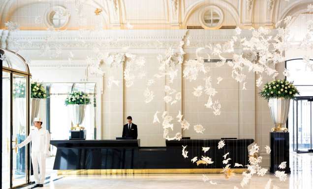 The lavish new Peninsula Paris hotel.