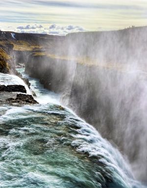 Gullfoss Waterfall, Iceland.