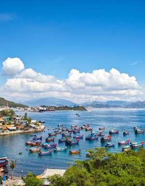 Nha Trang wears the title of Vietnam's hustling, bustling beach capital.