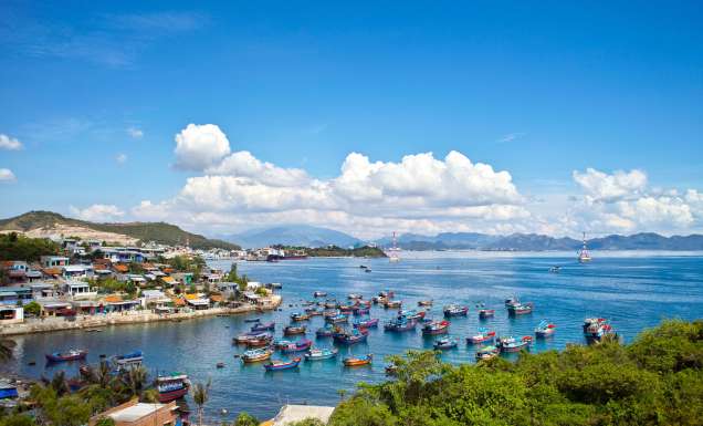 Nha Trang wears the title of Vietnam's hustling, bustling beach capital.