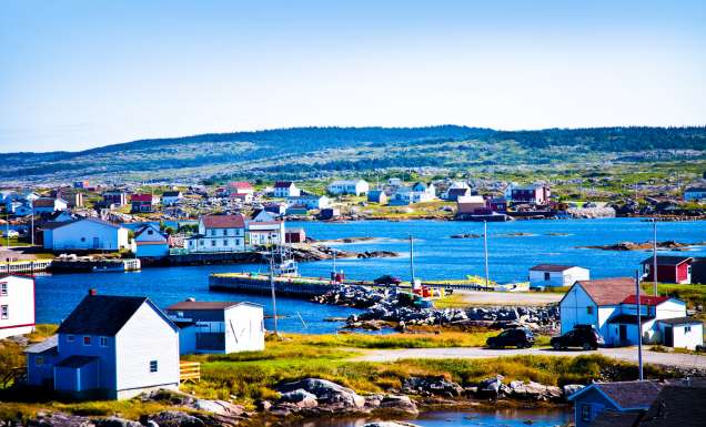 Tilting Harbour on Fogo Island, Canada.