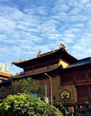 Jing'an Temple is a Buddhist temple on Shanghai's West Nanjing Road.