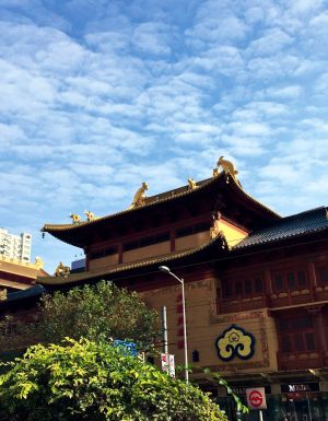 Jing'an Temple is a Buddhist temple on Shanghai's West Nanjing Road.