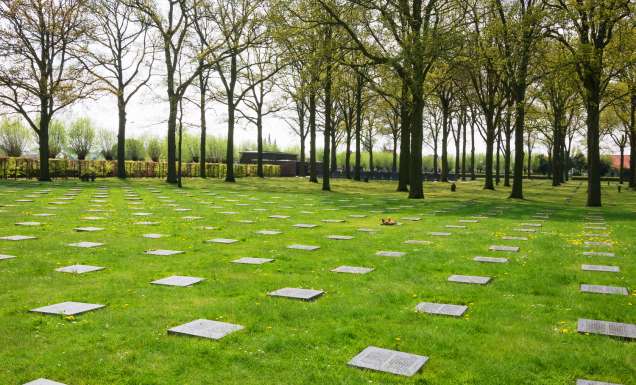 WWI cemetery in Ypres, Belgium.