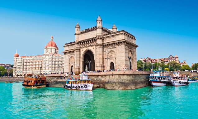 The Taj Mahal Palace Hotel in Mumbai, India.