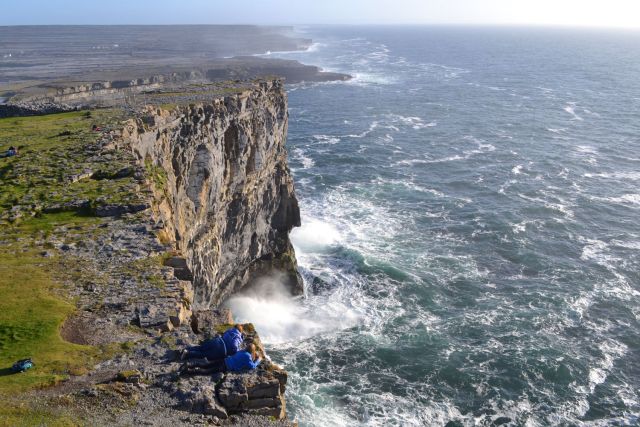 Dún Aonghasa on Inis Mór Island in the Aran Islands, Ireland.