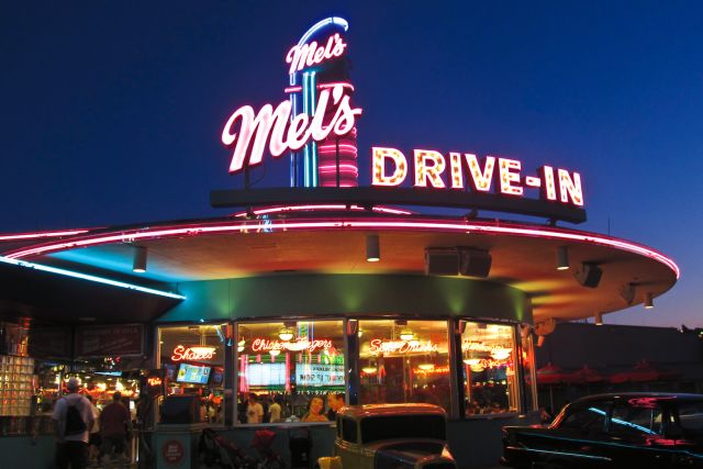 Mel's Drive-In, West Hollywood.