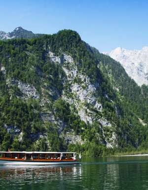 Lake Königssee in Salzburg, Austria.