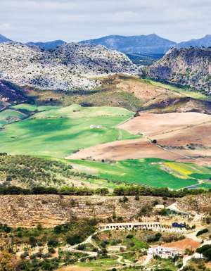 The fertile hills of Andalucía in Spain give way to mountains and their ancient trails.