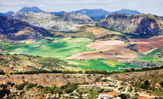 The fertile hills of Andalucía in Spain give way to mountains and their ancient trails.